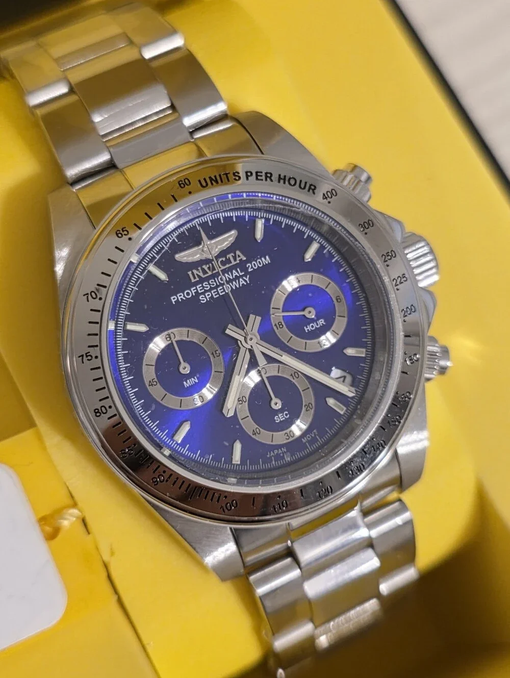 447. Invicta Speedway Torvane Men's Watch - 39.5mm, Steel (14382)